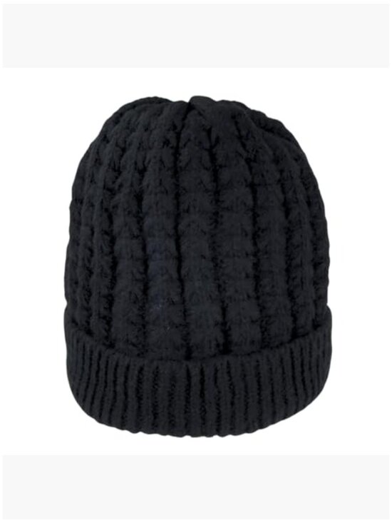 Cable Knit Beanie Winter Hat Acrylic Material Pom Option - Picture 2 of 2